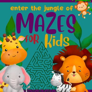 Mazes for Kids - Jungle Theme