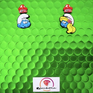 Pop oorbellen pop oorbellen Cartoon oorbellen cartoon oorbellen gewichtloze oorbellen blauwe oorbellen smurf oorbellen