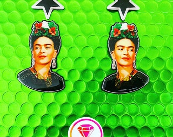 Frida Kalho earrings exclusive design earrings summer earrings summer earrings feminist earrings exclusive earrings