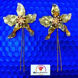 Pendientes flor flower earrings wedding earrings Pendientes resina pendientes verano pendientes cómodos pendientes coloridos resin earrings