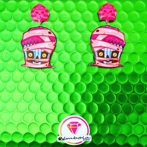 Boucles d’oreilles d’Halloween boucles d’oreilles boucles d’oreilles muffin boucles d’oreilles de dessin animé boucles d’oreilles effrayantes boucles d’oreilles terror boucles d’oreilles