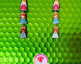 Three Kings earrings, chocolate earrings, Three Wise Women earrings, Christmas earrings