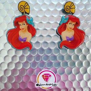 Petites boucles d’oreilles sirène boucles d’oreilles sirène Boucles d’oreilles sirène boucles d’oreilles princesse boucles d’oreilles princesse boucles d’oreilles Fantasy boucles d’oreilles coquille de conque