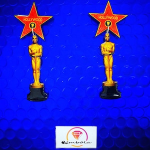 Boucles d'oreilles Oscar Boucles d'oreilles Hollywood Boucles d'oreilles Star Boucle d'oreille Star Boucles d'oreilles Film Boucles d'oreilles Cinéma