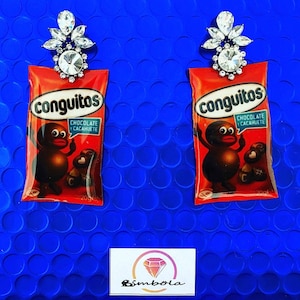キャンディ イヤリング チョコレート イヤリング チョコレート イヤリング クリスマス イヤリング キャンディー バー イヤリング クリスマス イヤリング コングイ イヤリング