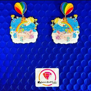 Doll earrings doll earrings comic earrings Toy earrings toy earrings barb earrings cartoon earrings vintage earrings