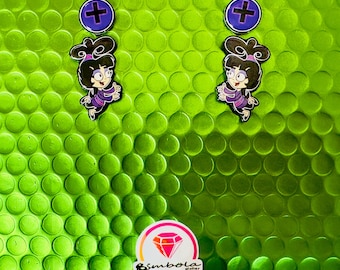 Adam earrings Barbara earrings Halloween earrings Christmas earrings Christmas earrings Cartoon earrings