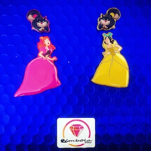 Prinsessenoorbellen, prinsessenoorbellen, schurkenoorbellen, tekenfilmoorbellen, stiefzusoorbellen