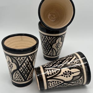 Moroccan Beldi Mug, Handmade, Boho Ceramic Tea Mug from Morocco