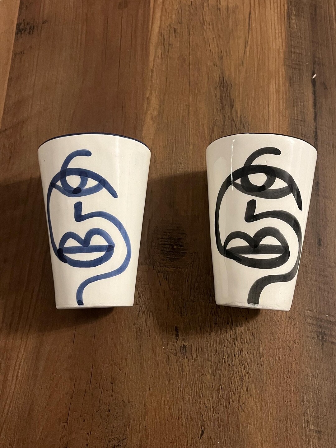 Tasse à Café Marocaine En Céramique Peinte à La Main - Petit Modèle - Neuf