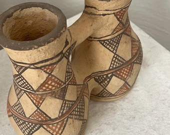 Vintage Moroccan, Berber, Rif Terracotta Vase