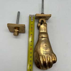 Moroccan Door Knocker Craft Made of Brass Ornate Door knocker - brass holder door knocker
