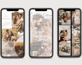 Aesthetic Instagram Stories Bundle | Ready To Use Template | Instagram Stories | Pre-made Photography Templates | Canva | Social Media Kit