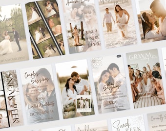 Fotograf Instagram Stories Bundle | Story Vorlage | Instagram Vorlage | Hochzeitsfotografie Vorlagen | Canva | Fotograf