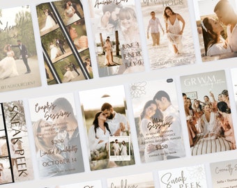 Photographer Instagram Stories Bundle | Story Template | Instagram Template | Wedding Photography Templates | Canva | Photographer