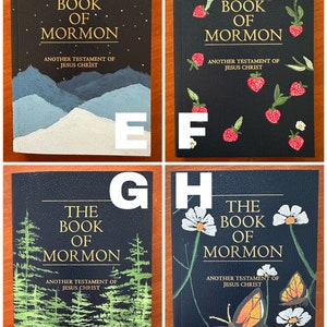 Hand Painted Book of Mormon - Scripture Art - Etsy