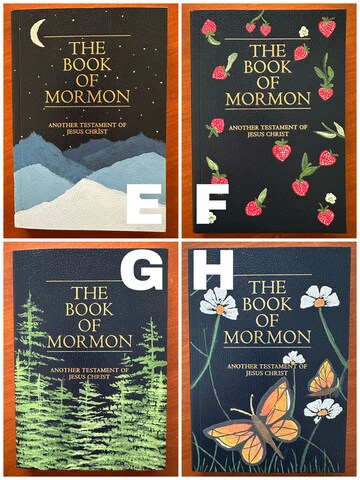 Hand Painted Book of Mormon - Scripture Art