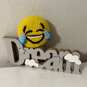 Laugh Emoji Crochet Pattern