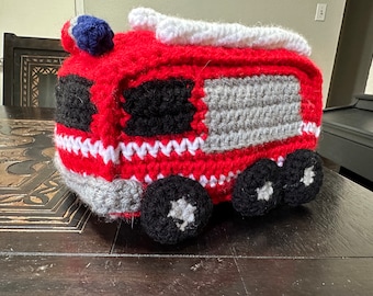 Crochet Fire Truck Pattern - Instant PDF Download