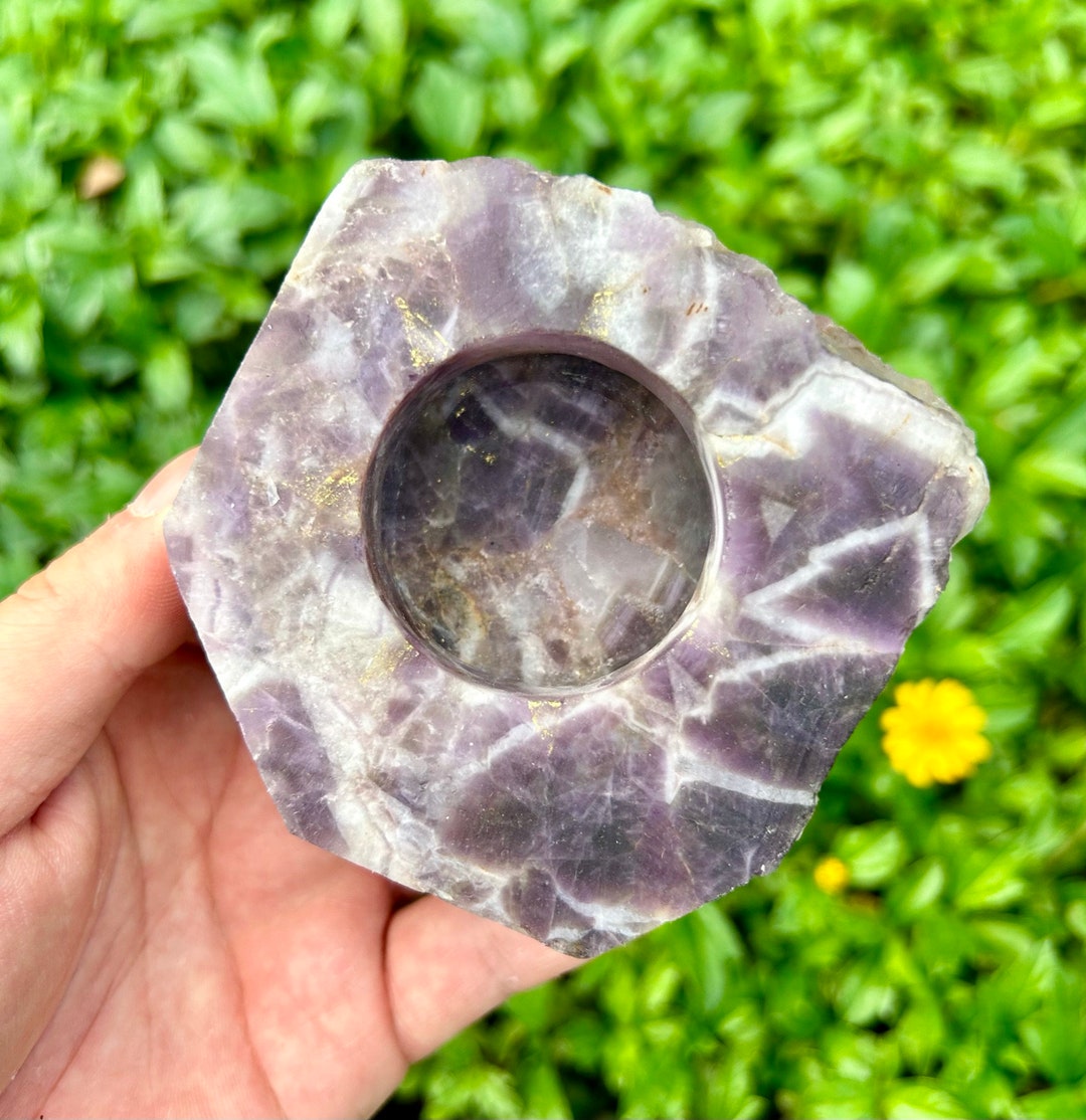 Buy Dream Amethyst Candle Holder Chevron Amethyst Candle Holder Online