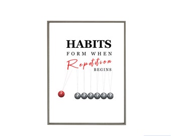 CRADLING HABITS Printable Wall Art, Instant Download Printable Art, Printable Quotes, Digital Print, Digital Download, Modern Decor,