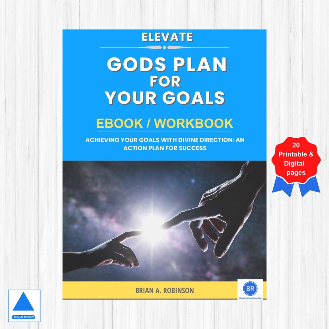 Elevate Gods Plan for Your Goals EBOOK and WORKBOOK - Etsy