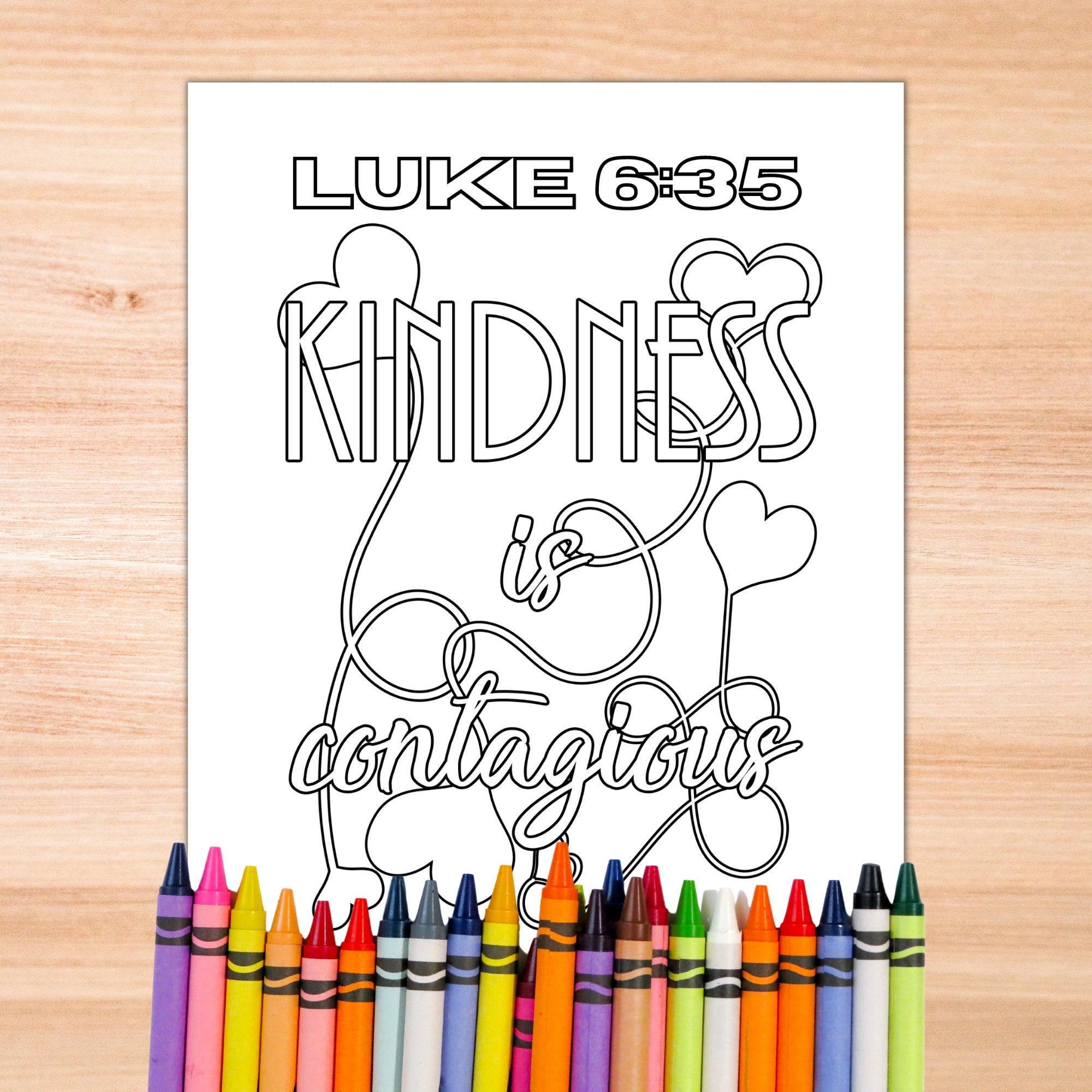 Joy & Kindness in the Word | 10 Printable Christian Coloring Pages ...