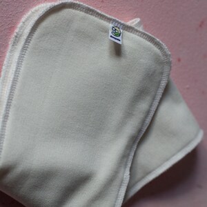 Long Bamboo diaper insert Long and Thirsty cloth diaper insert Nappy insert image 6