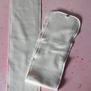 Long Bamboo diaper insert Long and Thirsty cloth diaper insert Nappy insert image 4