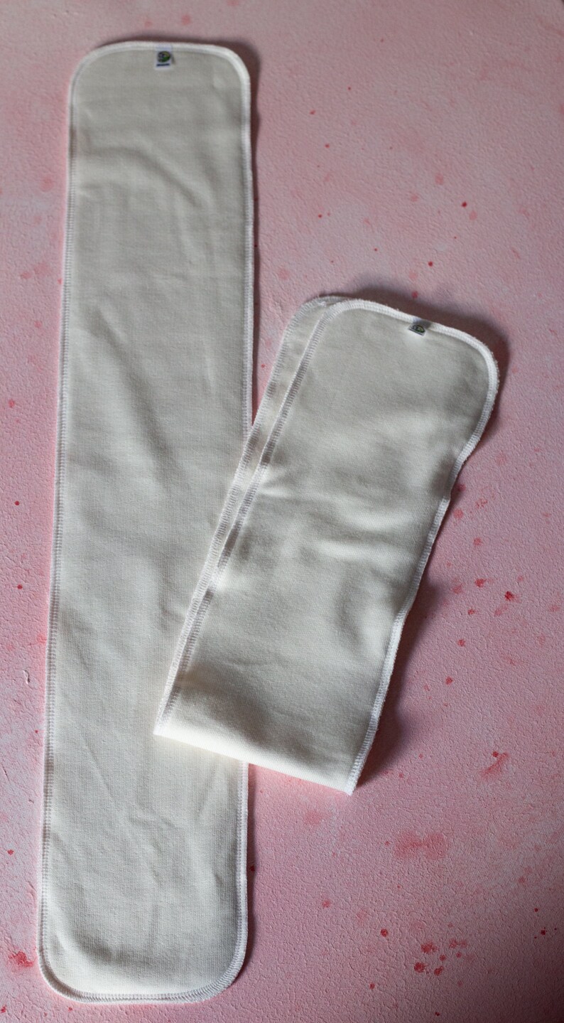 Long Bamboo diaper insert Long and Thirsty cloth diaper insert Nappy insert image 4
