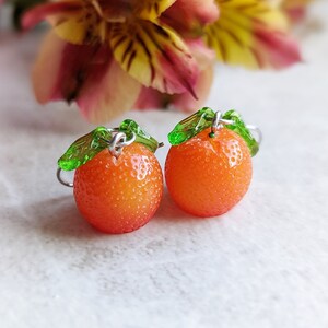 Orange Earrings