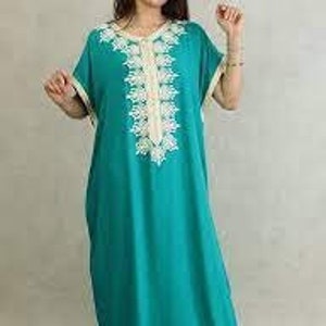 Chic Comfort Redefining the Moroccan Caftan Pajama Etsy