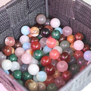 thumbnail image 2 of Tumbled Polished Natural Gemstones Set With Educational ID Sheet 2 of 9