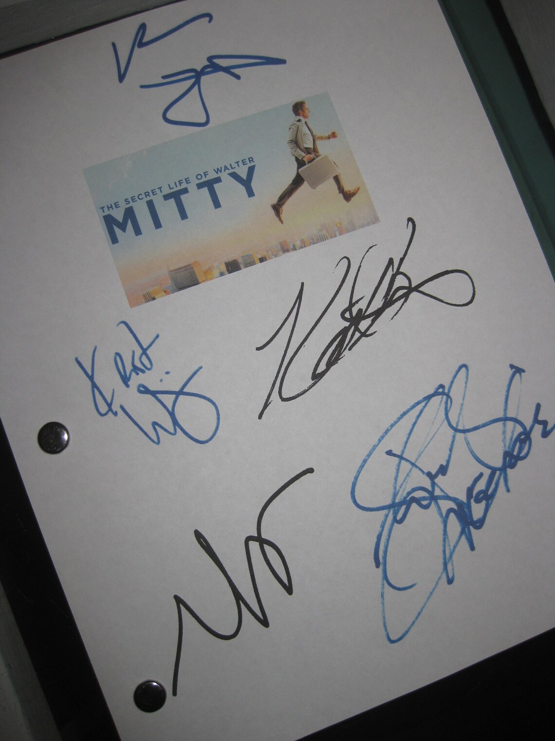 The Secret Life of Walter Mitty Signed Movie Film Script Screenplay X5 ...