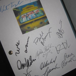 Life Aquatic Signed Film Movie Screenplay Script Autographs Wes Anderson Bill Murray Owen Wilson Cate Blanchett Anjelica Huston Willem Dafoe