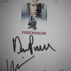 ウェントワースミラー ドミニクパーセル 直筆サイン プリズンブレイク Prison break swan - Etsy 日本