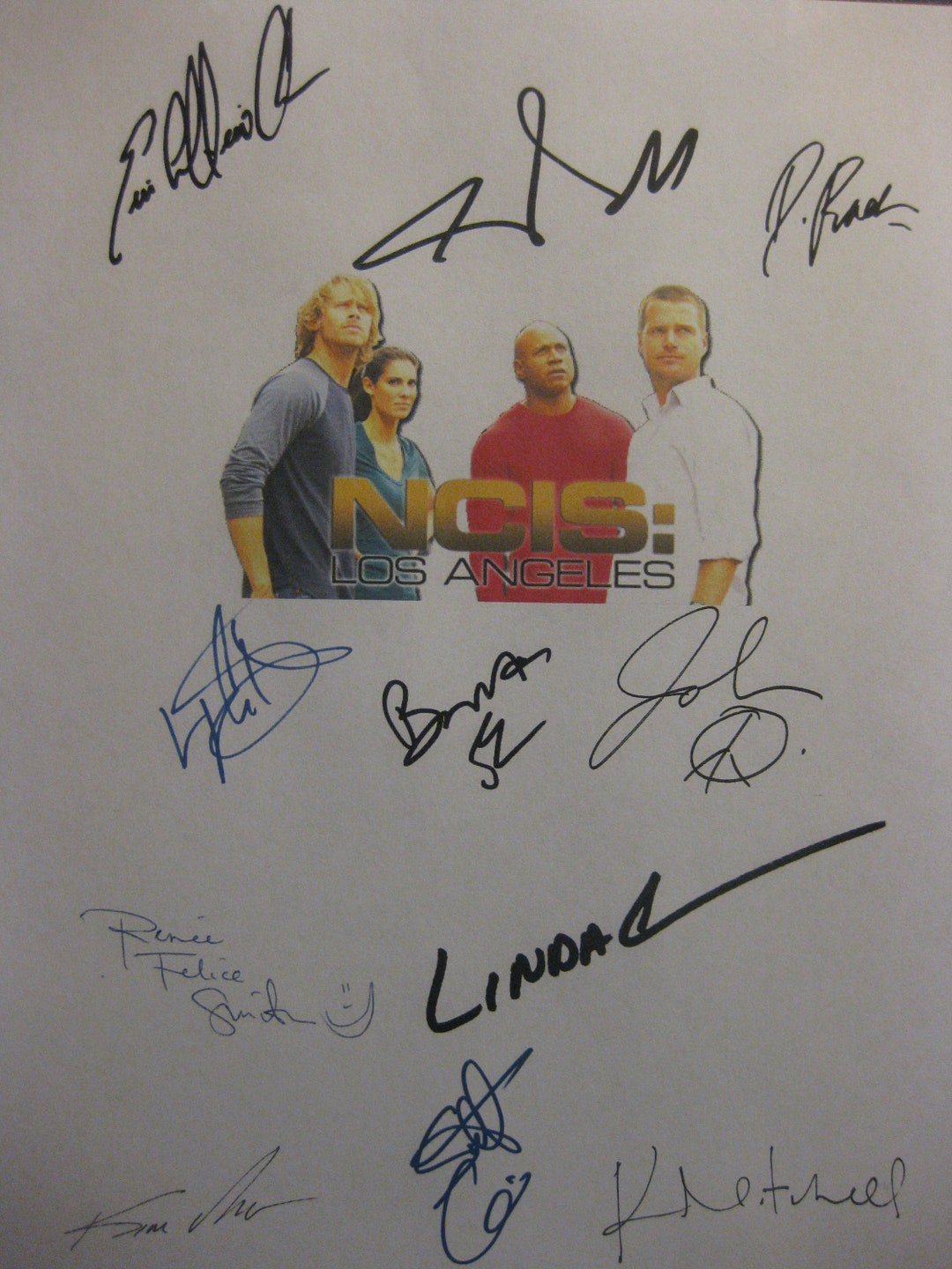 Ncis Los Angeles LA Signed TV Script Screenplay X11 Autograph Chris O ...