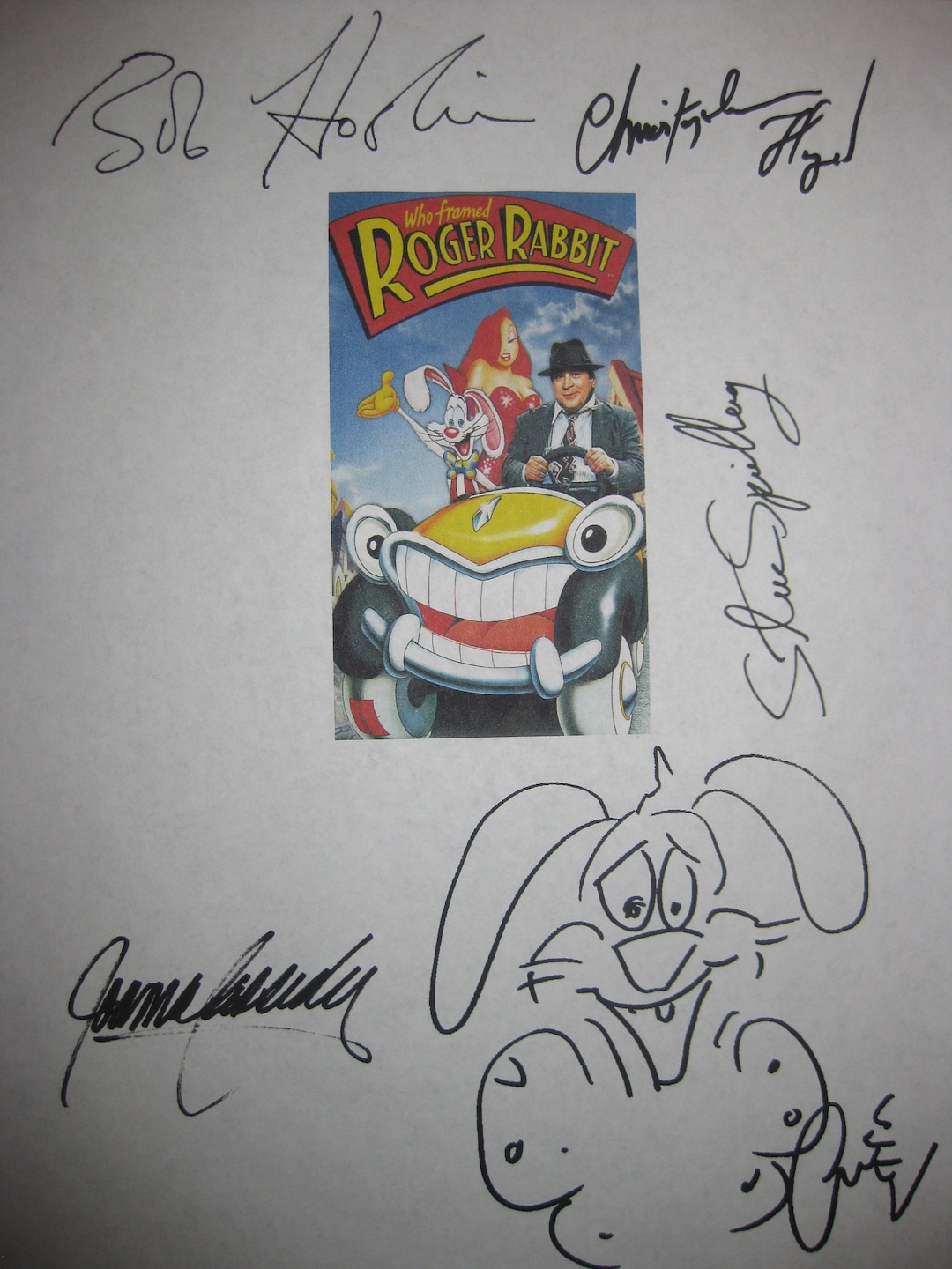 Who Framed Roger Rabbit Signed Film Movie Script Screenplay Autograph ...