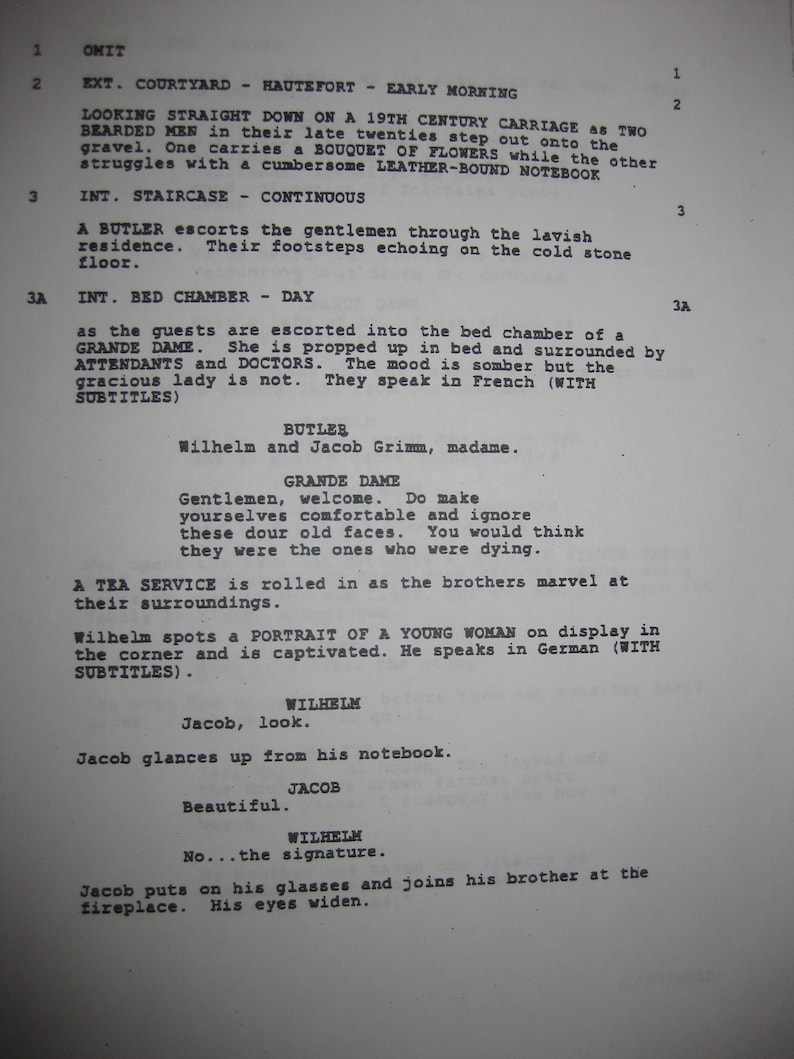 Ever After: A Cinderella Story Signed Movie Film Script Screenplay 1998 ...