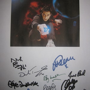 Doctor Who Signed TV Script Screenplay X11 Autograph David Tennant Freema Agyeman Anne Reid Roy Marsden Adjoa Andoh Reggie Yates Paul Kasey