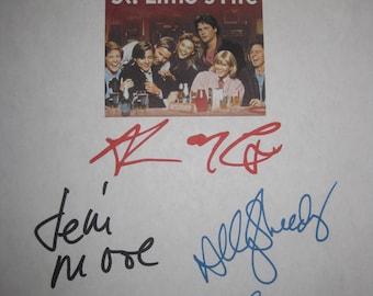 St. Elmo's Fire signed movie Film script screenplay X7 Autograph Emilio Estevez Rob Lowe Andrew McCarthy Demi Moore Judd Nelson Ally Sheedy