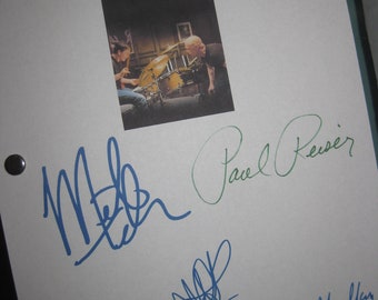 Whiplash Signed Movie Film Script Screenplay X6 Autograph Miles Teller J.K. Simmons Paul Reiser Melissa Benoist Austin Stowell Chris Mulkey