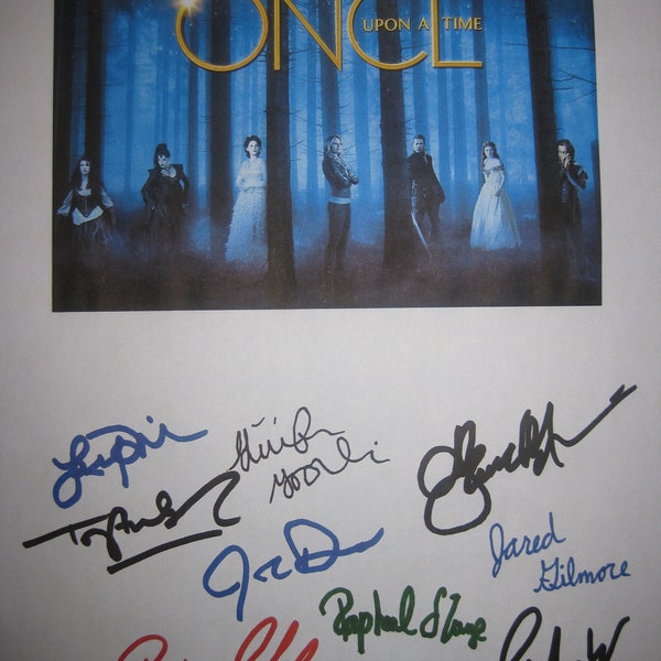 Érase una vez Guión de televisión firmado Skindeep X9 Ginnifer Goodwin Jennifer Morrison Lana Parrilla Josh Dallas Jared Gilmore Carlyle