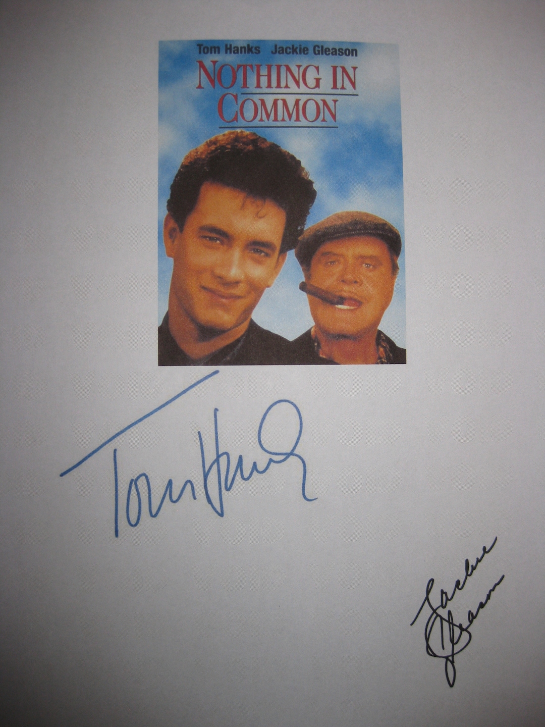 Nothing in Common Signed Film Movie Script Screenplay Autographs Tom ...