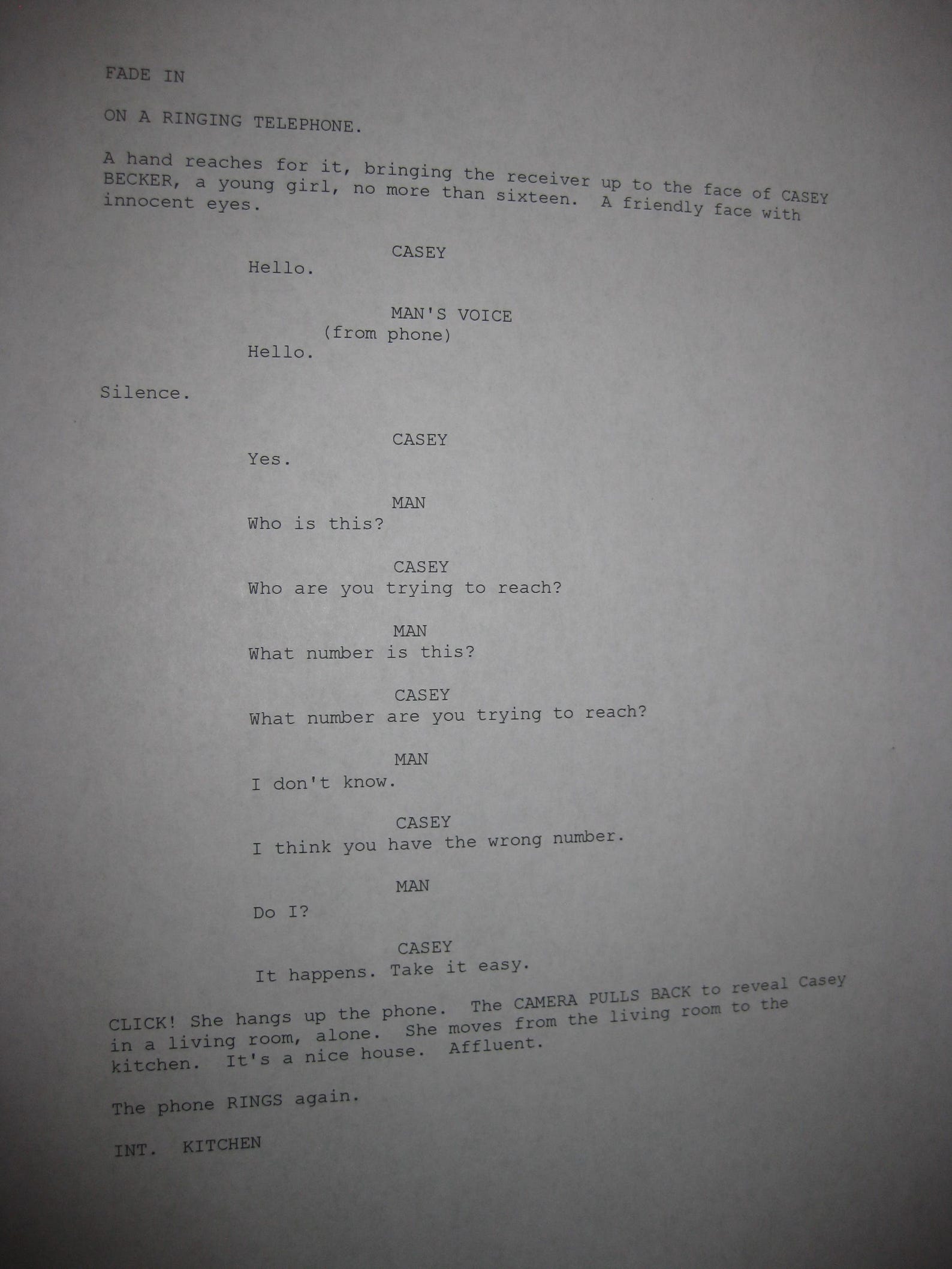 Scream Signed Film Movie Screenplay Script X14 Autographs Wes Craven ...