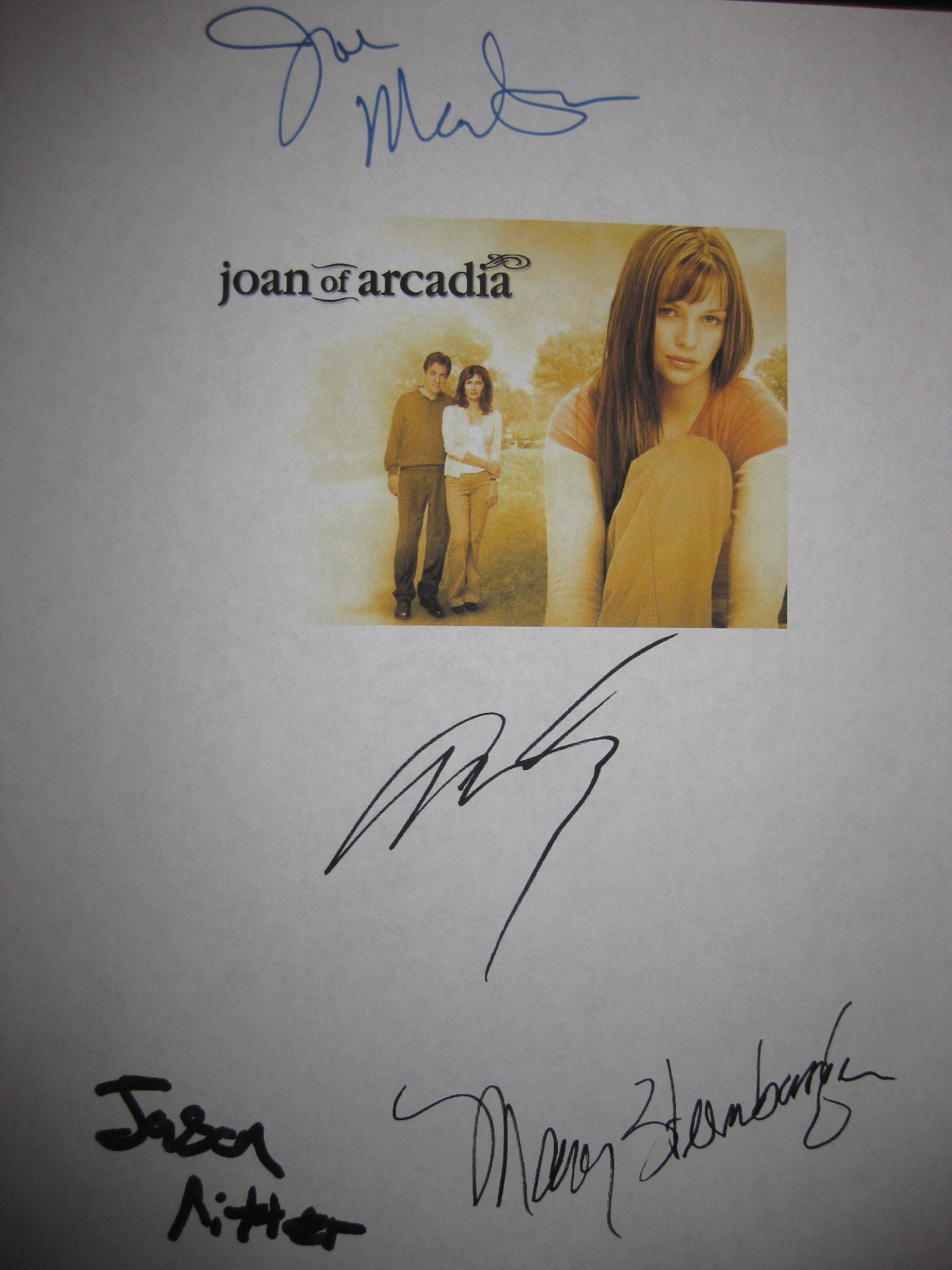 Joan of Arcadia Signed TV Script Screenplay Autographs X4 Amber Tamblyn ...