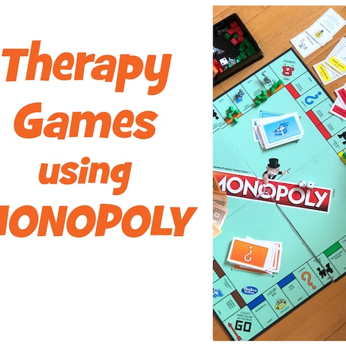 Therapy Games and Activities Using the Game of Monopoly Etsy