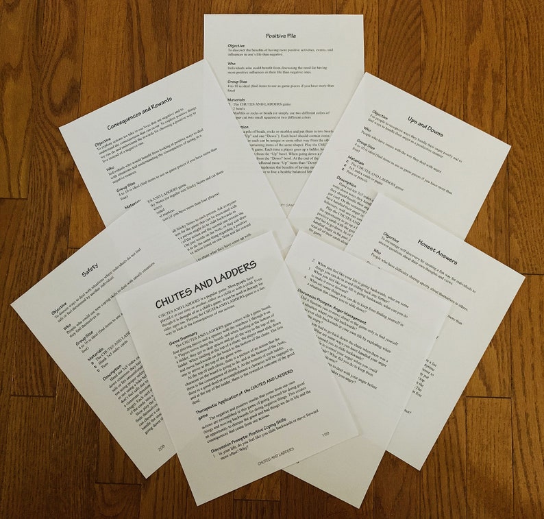 Therapy Game Downloads for Use With the Game Chutes and Ladders, Therapy Games Kids, Therapy Aid