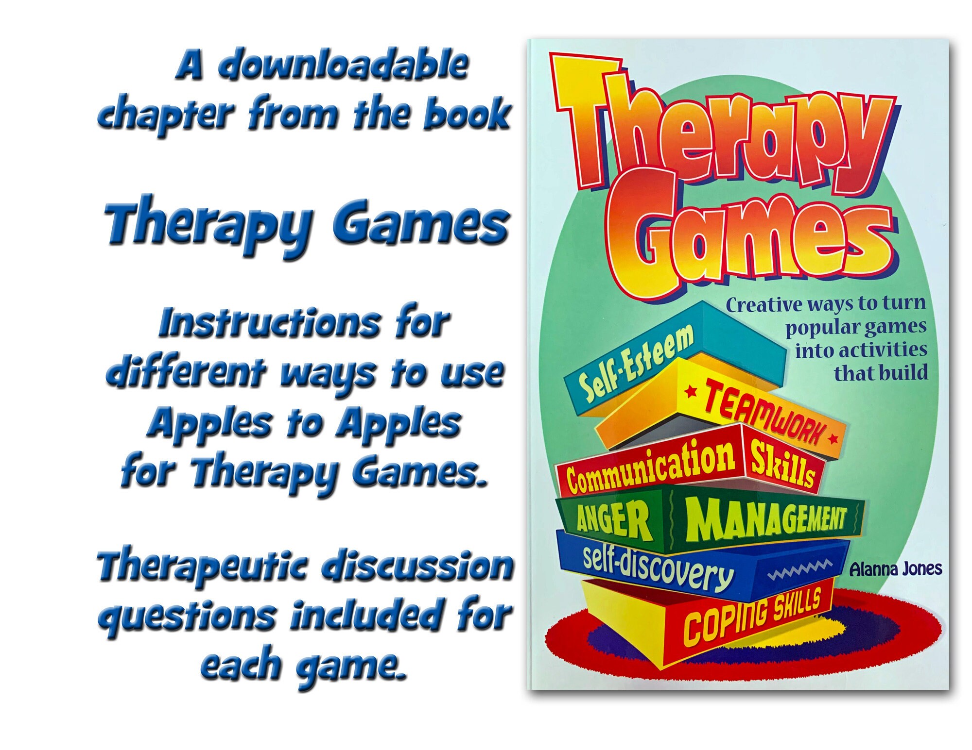 Therapy Games for Use With Apples to Apples, Therapy Games Teens, Group