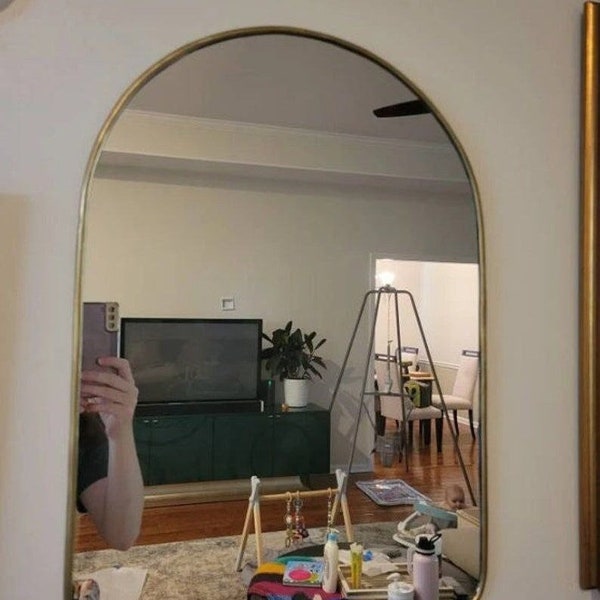 Round Top Mirror Etsy